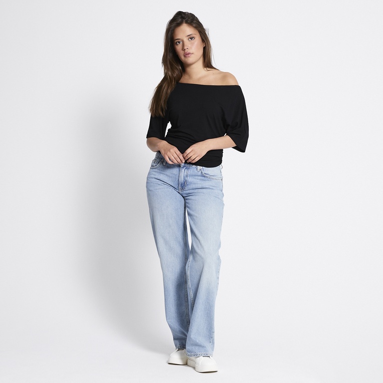 Off-shoulder top "Ida"  Black